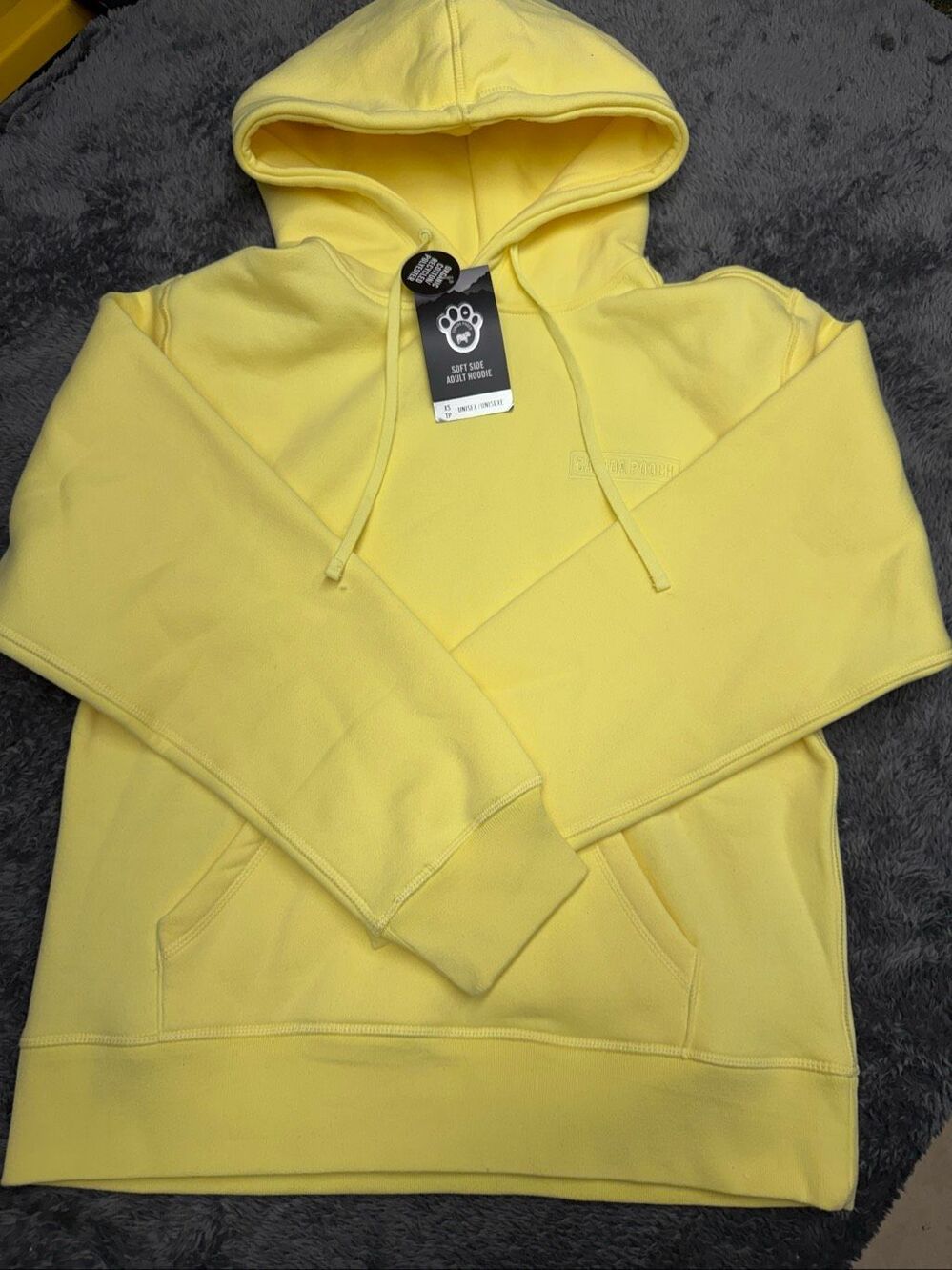 Canada Pooch Soft Side Adult Hoodie - Yellow XS. Brand new with tags!
